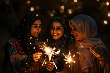 Eid fireworks with friends