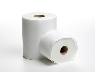 White Toilet Paper Essential Hygiene Product for Home & Office