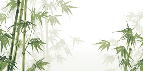 Fototapeta na wymiar Simple Bamboo Wallpaper for a Serene Ambiance