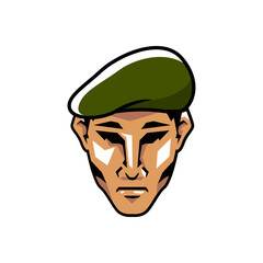 soldier logo design and royalty