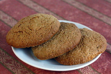 cookies on a plate