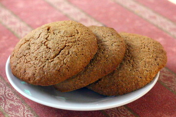 cookies on a plate