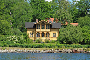 Baltic sea and seaside in Stockholm