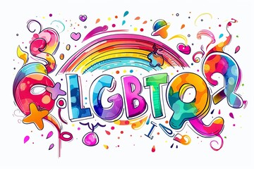 LGBTQ Pride self competence. Rainbow transgender visibility colorful landscape design diversity Flag. Gradient motley colored gradient LGBT rights parade festival surroundings diverse gender