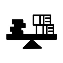 Coin Currency Investment Glyph Icon