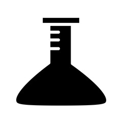Beaker Chemistry Laboratory Glyph Icon