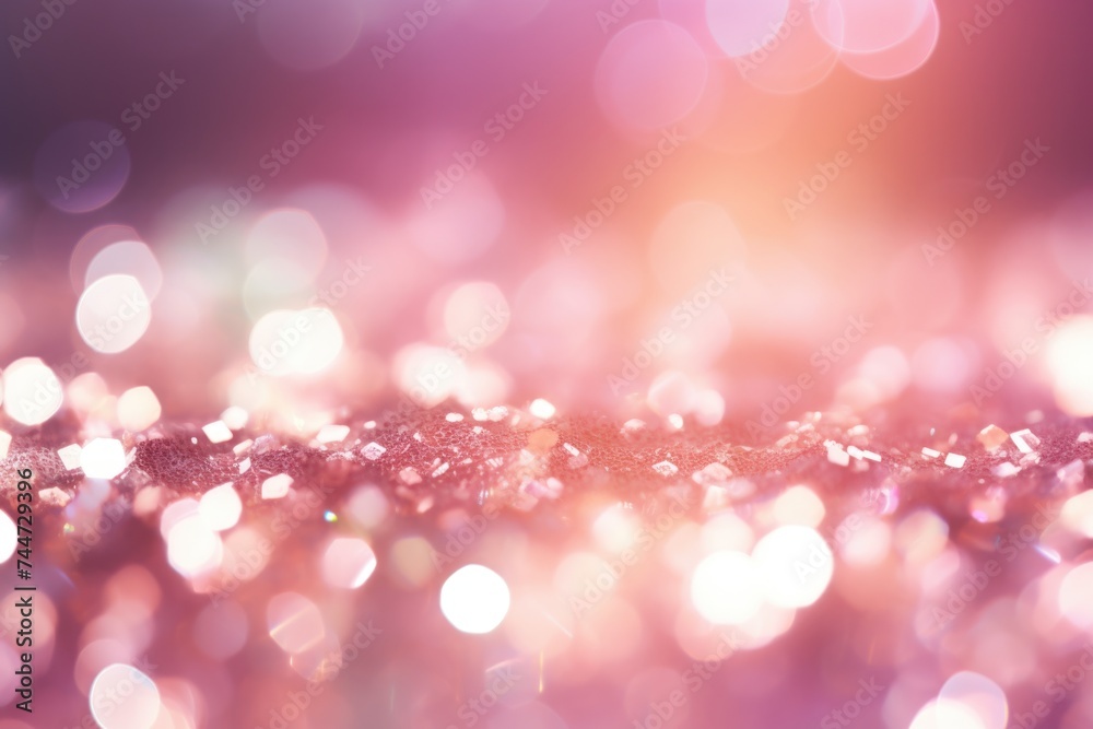 Aufkleber Close up of a blurry background with lights. Suitable for various design projects