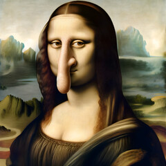 Mona Lisa long nose 