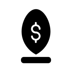 Atm Currency Dollar Glyph Icon