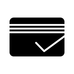 Business Card Id Glyph Icon