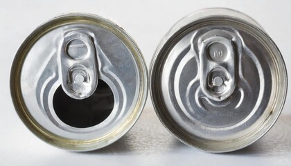 soda can tin can isolated on white