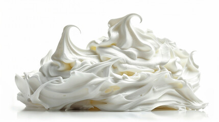 Shaving cream isolated on white background