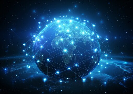 Vibrant Global Network Grid with Digital Nodes