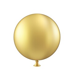 Golden balloon 3D