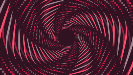 Abstract spiral round data cycle urgency vortex style creative style background.