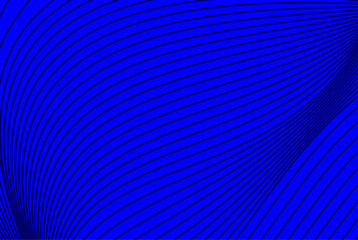 blue color background with abstract lines vector