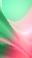 Abstract pink and green gradient texture background with smooth waves