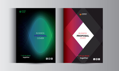 Corporate Business Proposal Cover Design Template
