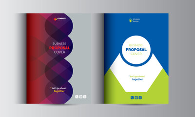 Corporate Business Proposal Cover Design Template