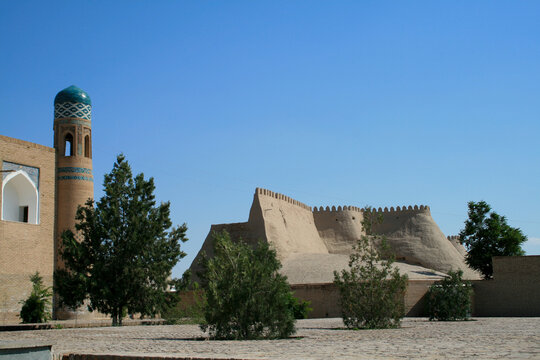 Historic city walls of Khiva