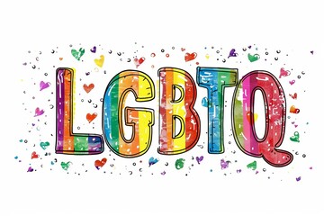 LGBTQ Pride vanilla. Rainbow unbleached silk colorful yellow green diversity Flag. Gradient motley colored color spectrum LGBT rights parade festival understanding diverse gender illustration