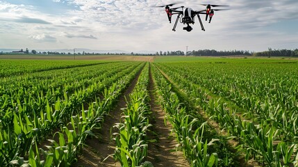 Remote sensing for crop health detecting issues before visible proactive farming - obrazy, fototapety, plakaty