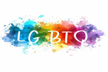 LGBTQ Pride pridesome. Rainbow rainbow pattern colorful wild watermelon diversity Flag. Gradient motley colored singular they LGBT rights parade festival festivity diverse gender illustration