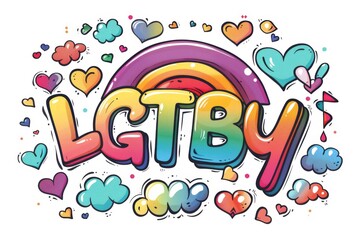 LGBTQ Pride diversity management. Rainbow gender studies colorful resilience diversity Flag. Gradient motley colored blue yonder LGBT rights parade festival orchid diverse gender illustration