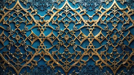 Islamic patterns on mosque wall, Arabic patterns, Mandala type, Islamic backgrounds.