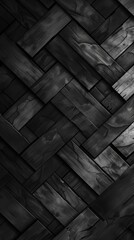 Abstract Dark Black Geometric Black Textured Phone Background.