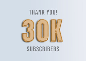 30K Youtube Subscirber Banner 