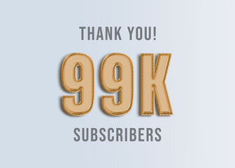 99K Youtube Subscirber Banner 