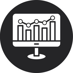 Growth  Glyph Circle Icon