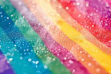 close up of a colorful rainbow painting background - obrazy, fototapety, plakaty