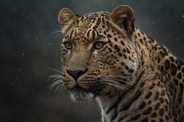 "Esplendor Salvaje: Retrato Majestuoso del Leopardo"