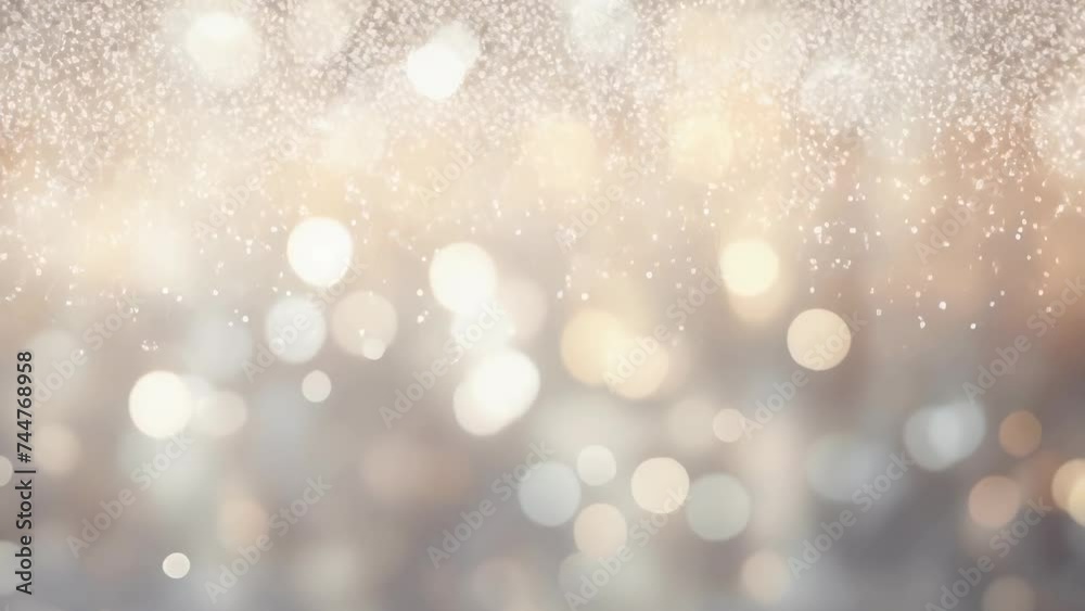 Aufkleber A close-up view of a blurry background with lights. Ideal for adding a dreamy or festive touch to designs.