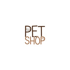  Pet Shop Logo Design Isolated on white background