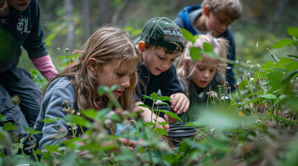 A wildlife exploration outing where children learn about local flora and fauna in their natural habitat — Love and Respect, Care and Development, Recognition and Perfection