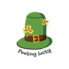 Lucky hat leprechaun for St. Patrick's Day