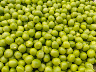 Fresh Green Peas Mattar Seeds, Pees Vegetable Top Background
