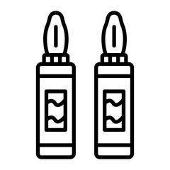 Ampoule Line Icon