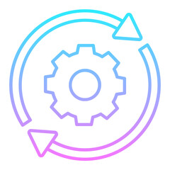 Gear Workflow Icon
