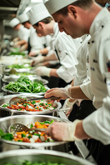 Cooking Class: Participants gather in a well-equipped kitchen, learning new culinary skills from a seasoned chef.