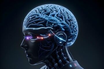 Obraz premium human brain anatomy