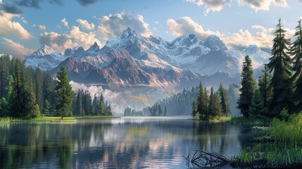 Nature Landscapes: Includes images of mountains, beaches, forests, lakes, and other natural scenes.
