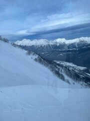 Obraz premium winter mountain landscape