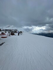 winter mountain landscape