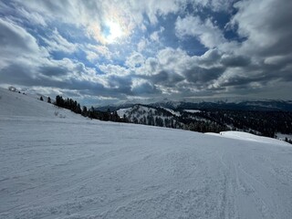 winter in the mountains