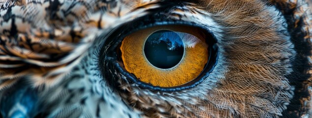 owl eye wallpaper Generative AI