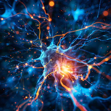 Nerve cell synapse